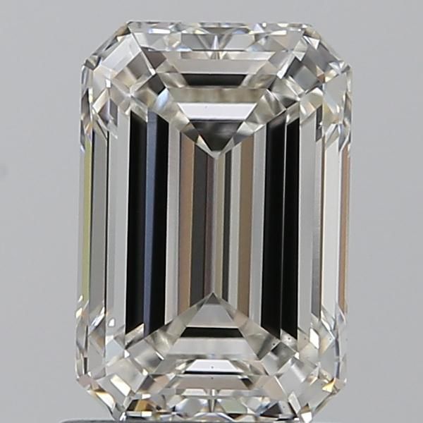 1.51CT Emerald Cut Lab Grown Diamond G | VS1 | IGI Certified