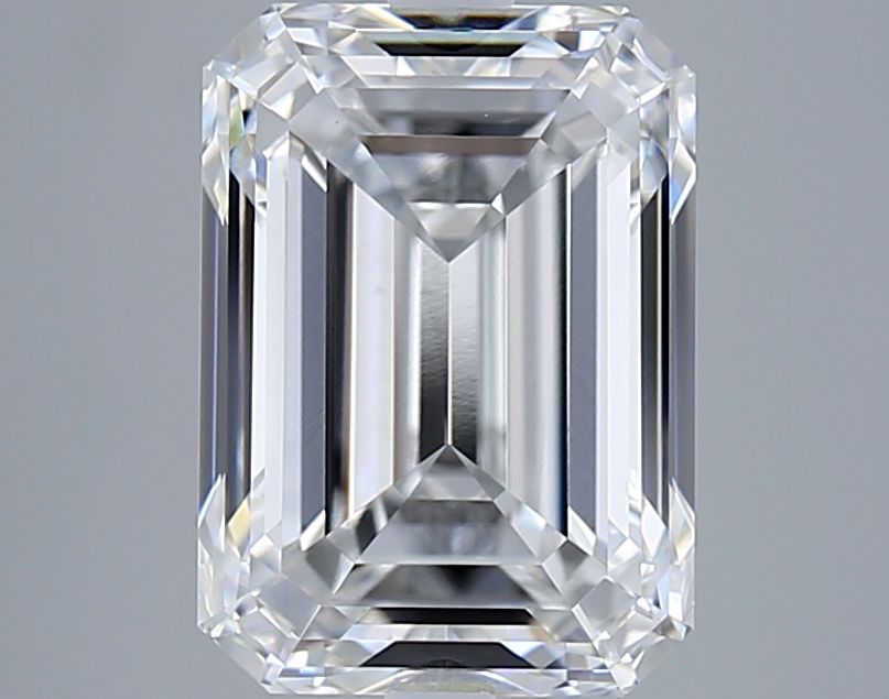 4.05CT Emerald Cut Lab Grown Diamond D | VVS2 | IGI Certified