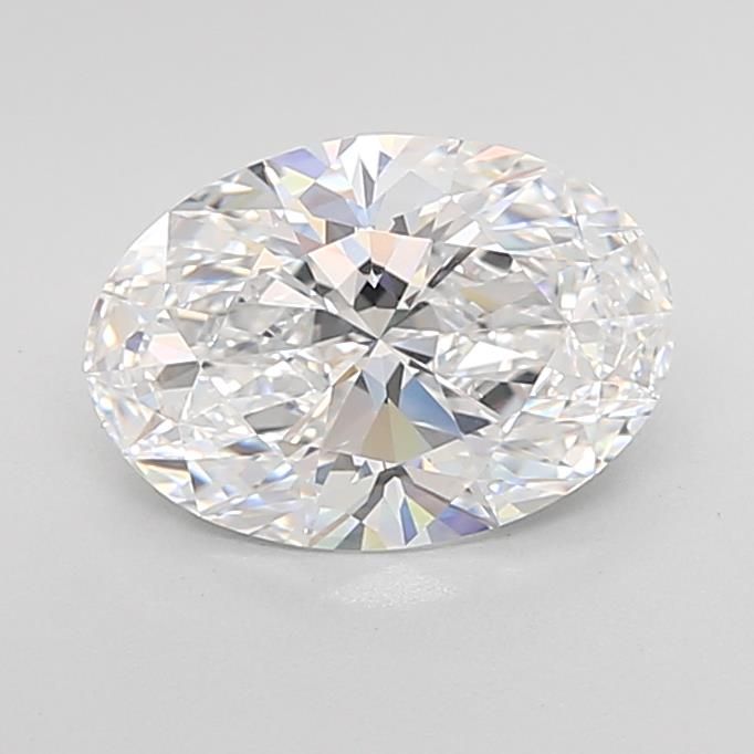 3.01CT Oval Cut Lab Grown Diamond D | IF