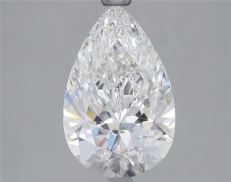 3.08CT Pear Cut Lab Grown Diamond F | SI1