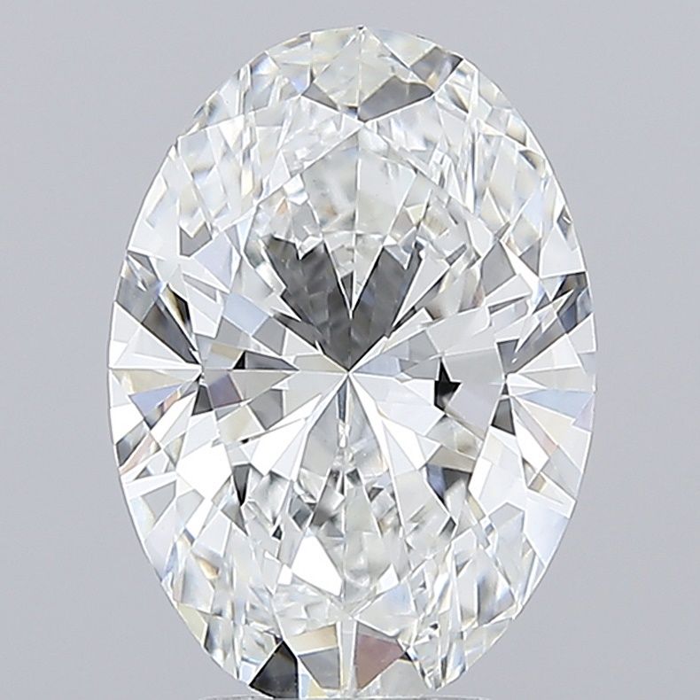 5.26CT Oval Cut Lab Grown Diamond F | VVS2 | IGI Certified