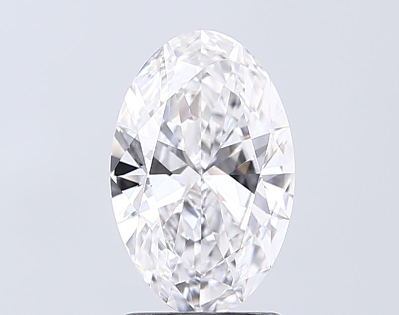1.56CT Oval Cut Lab Grown Diamond D | VVS1 | IGI Certified