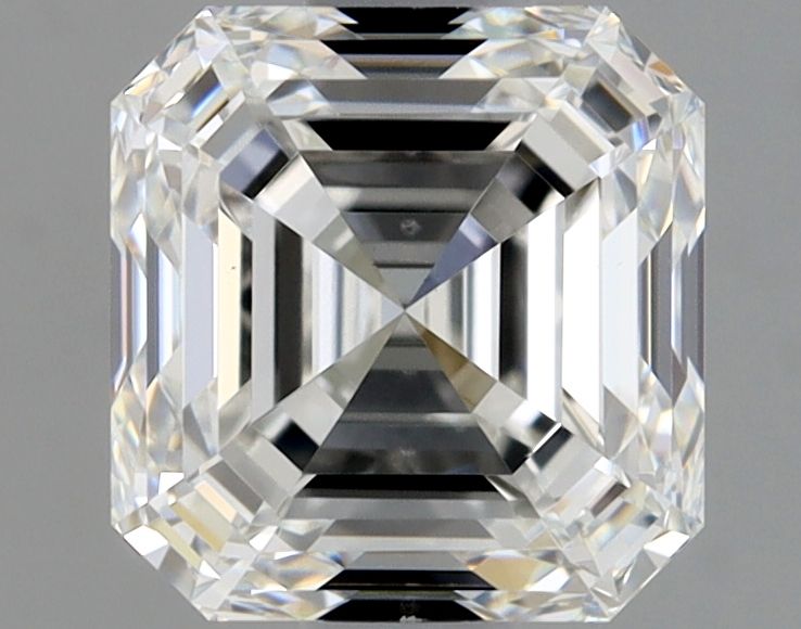 1.01CT Asscher Cut Natural Diamond H | VS1 | GIA Certified