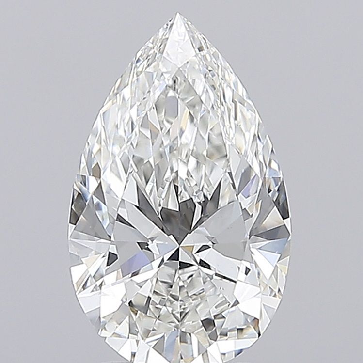 3.07CT Pear Cut Lab Grown Diamond F | VVS2 | IGI Certified
