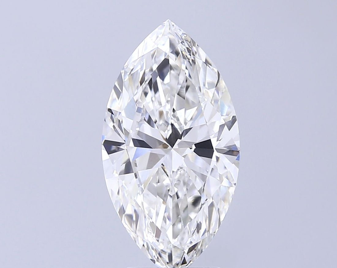 4.08CT Marquise Cut Lab Grown Diamond F | VVS2 | IGI Certified