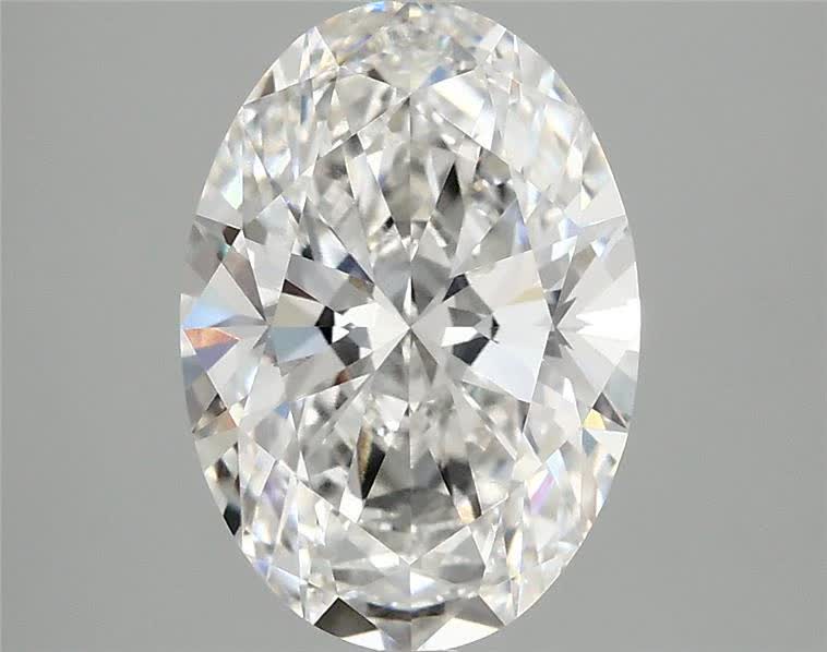 4CT Oval Cut Lab Grown Diamond E | VS1 | IGI Certified