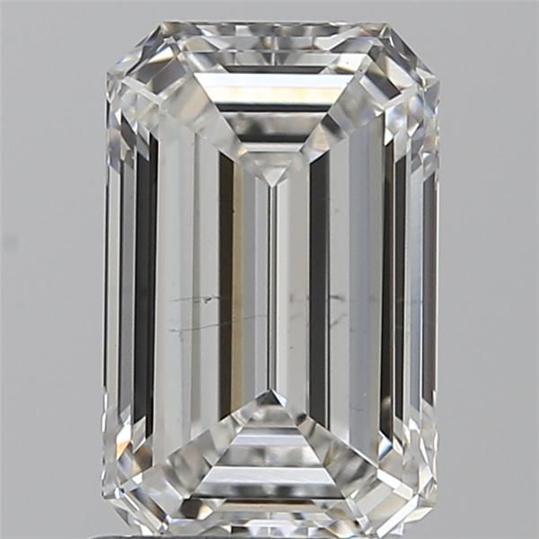 1.57CT Emerald Cut Lab Grown Diamond F | VS2 | IGI Certified