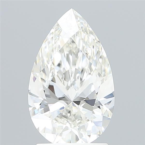 2.06CT Pear Cut Lab Grown Diamond G | VVS2 | IGI Certified