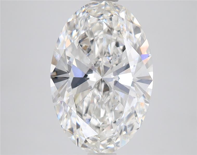 3.01CT Oval Cut Lab Grown Diamond F | VS1 | IGI Certified