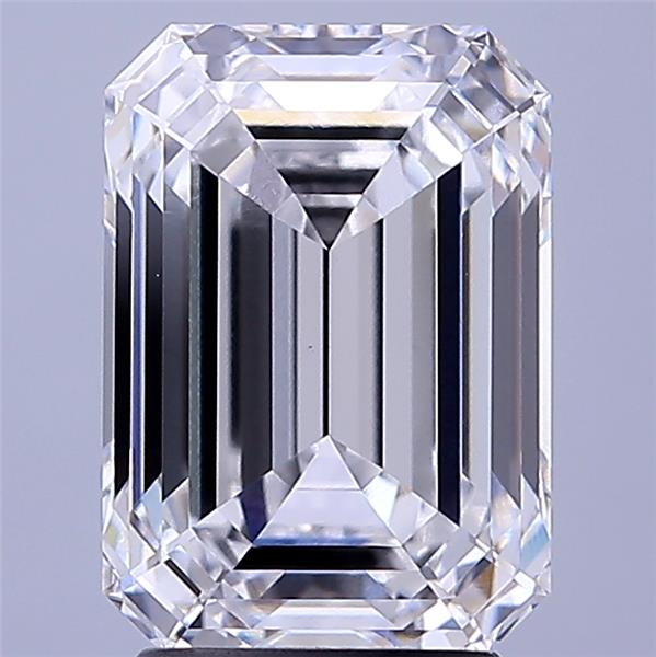 3.26CT Emerald Cut Lab Grown Diamond D | VVS2 | IGI Certified