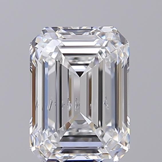 1.51CT Emerald Cut Lab Grown Diamond E | SI1 | IGI Certified