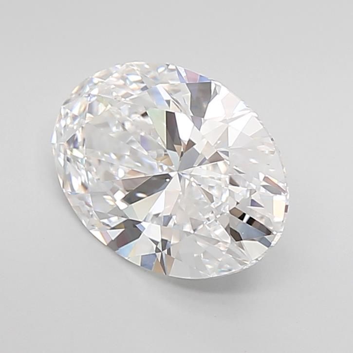 2.74CT Oval Cut Lab Grown Diamond D | VVS1 | IGI Certified
