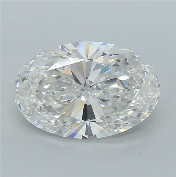 3.76CT Oval Cut Lab Grown Diamond G | VS1