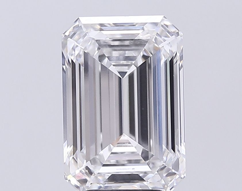 4.59CT Emerald Cut Lab Grown Diamond F | VVS1 | IGI Certified