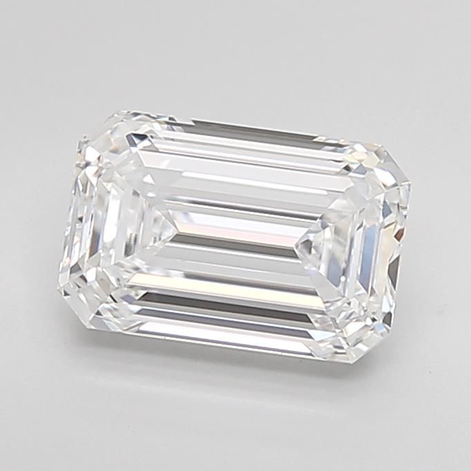 2.51CT Emerald Cut Lab Grown Diamond D | IF | IGI Certified