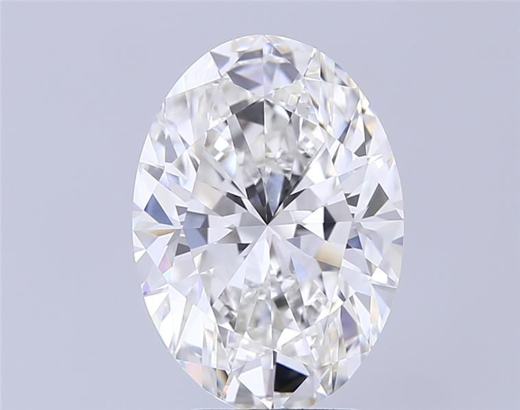 5.02CT Oval Cut Lab Grown Diamond F | VVS2