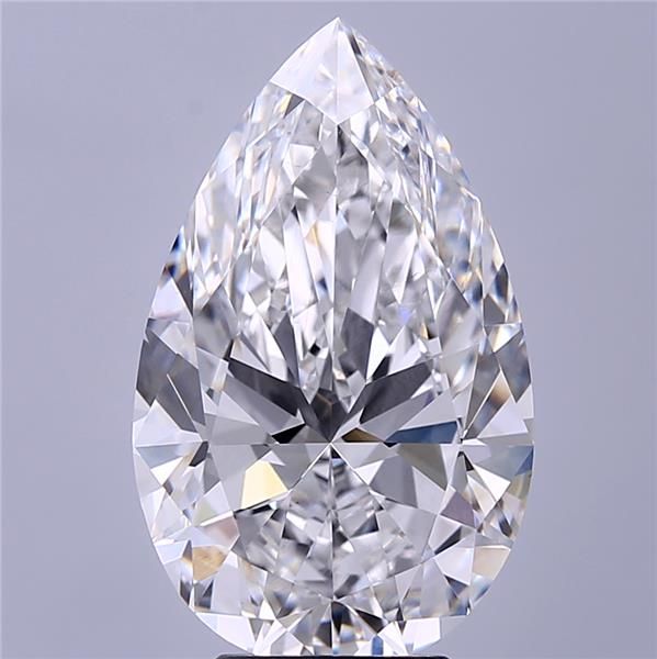 5.62CT Pear Cut Lab Grown Diamond E | VVS2 | IGI Certified