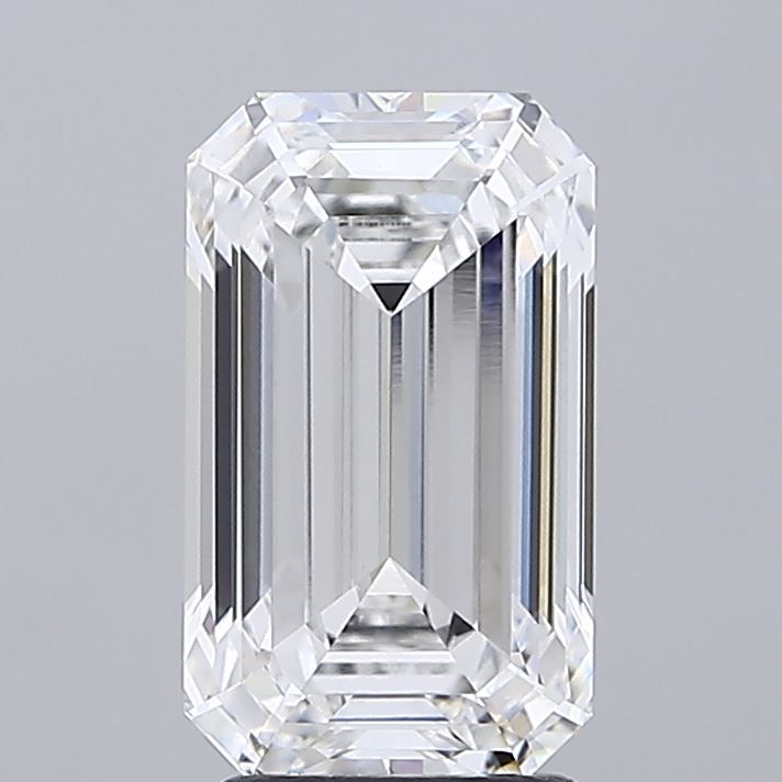 3.35CT Emerald Cut Lab Grown Diamond E | VVS1 | IGI Certified