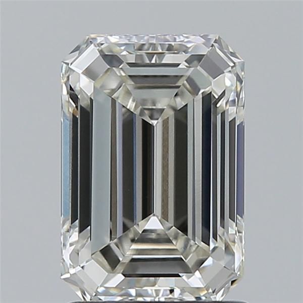 1.51CT Emerald Cut Lab Grown Diamond H | VVS2