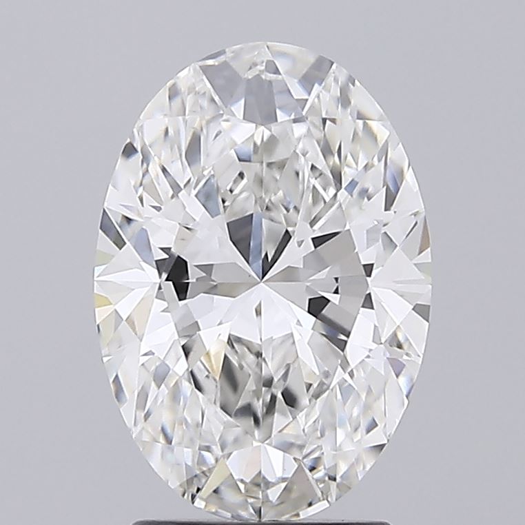 2.52CT Oval Cut Lab Grown Diamond F | VVS2 | IGI Certified