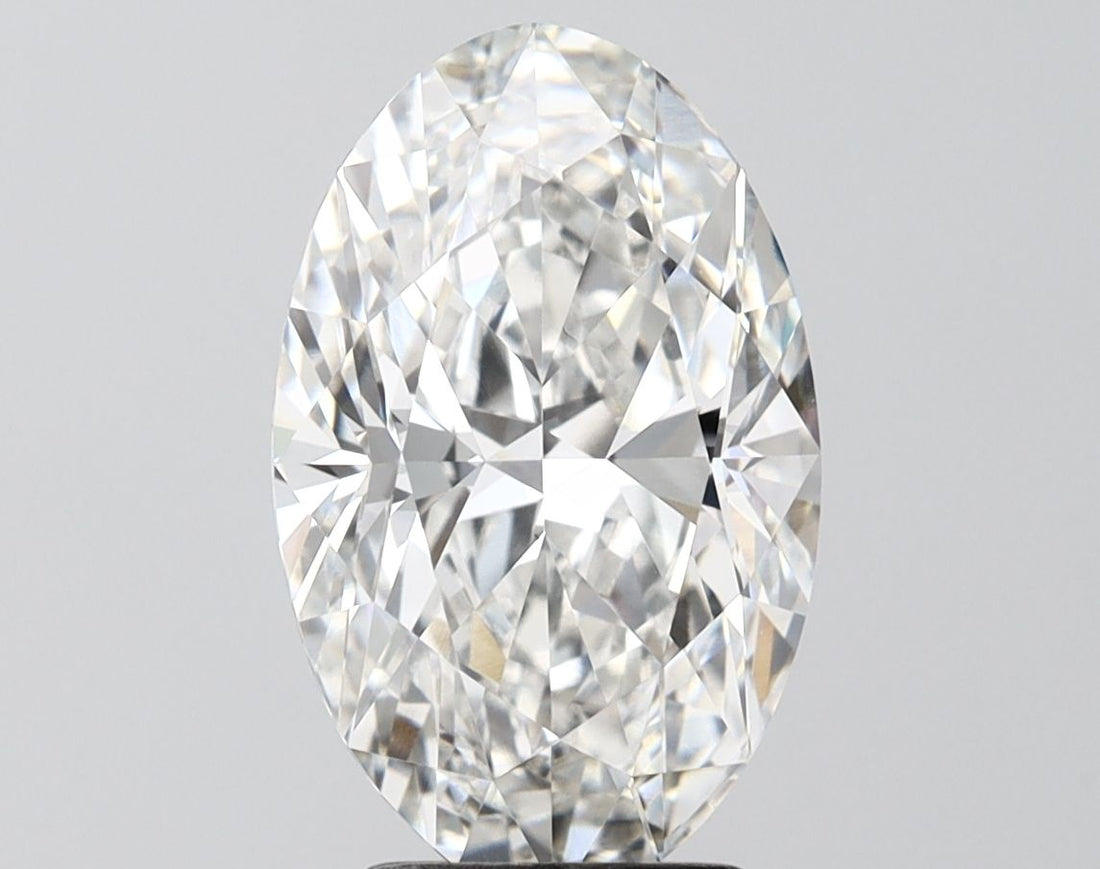 3.71CT Oval Cut Lab Grown Diamond F | VVS2 | IGI Certified