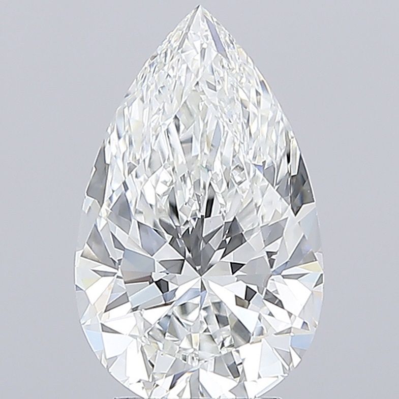4.25CT Pear Cut Lab Grown Diamond F | VVS2 | IGI Certified