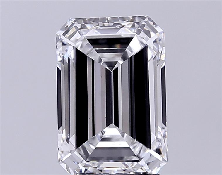 3.97CT Emerald Cut Lab Grown Diamond D | VS2 | IGI Certified