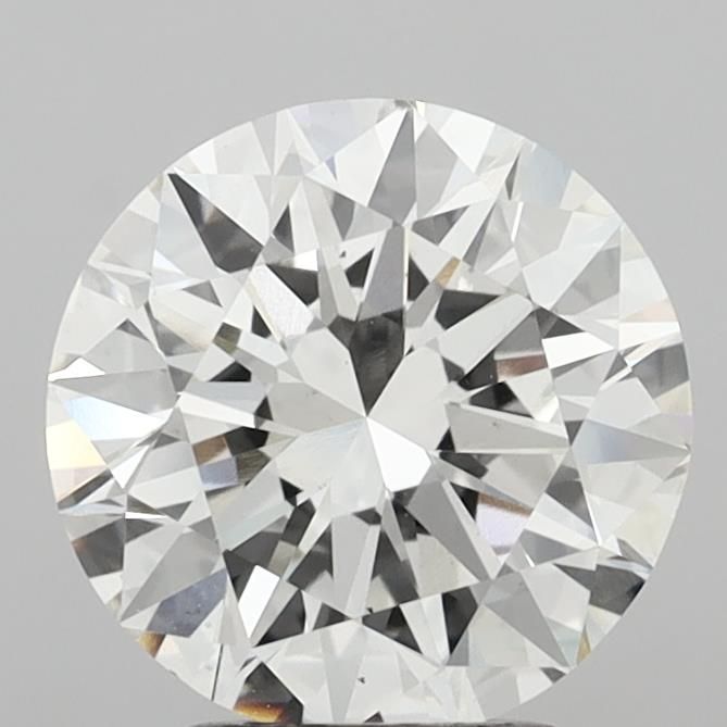3CT Round Cut Lab Grown Diamond F | VS2 | IGI Certified