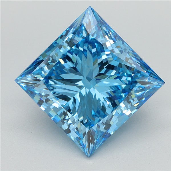 5.03CT Princess Cut Coloured Lab Grown Diamond BLUE | VVS2 | IGI Certified