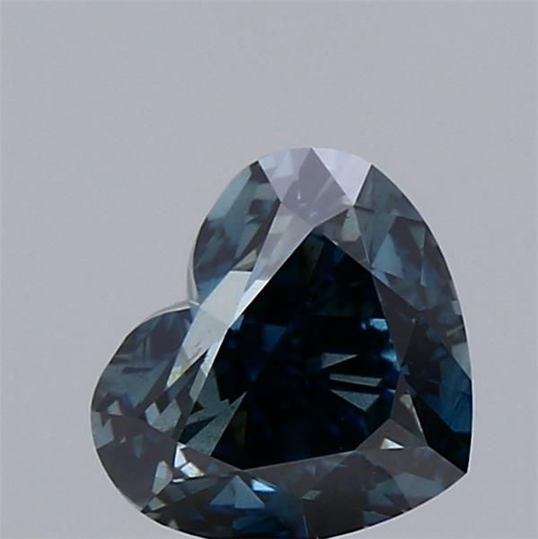 1.5CT Heart Cut Coloured Lab Grown Diamond BLUE | VS2 | IGI Certified