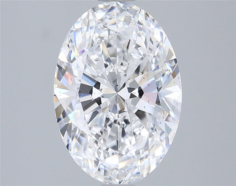 2.51CT Oval Cut Lab Grown Diamond D | VS2 | IGI Certified