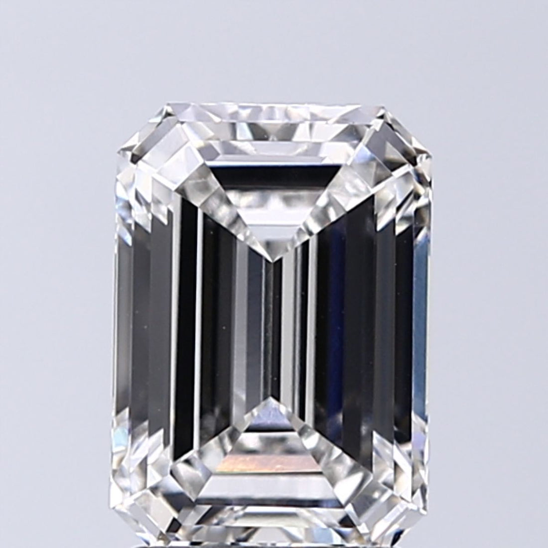 2.12CT Emerald Cut Lab Grown Diamond G | VVS2 | IGI Certified