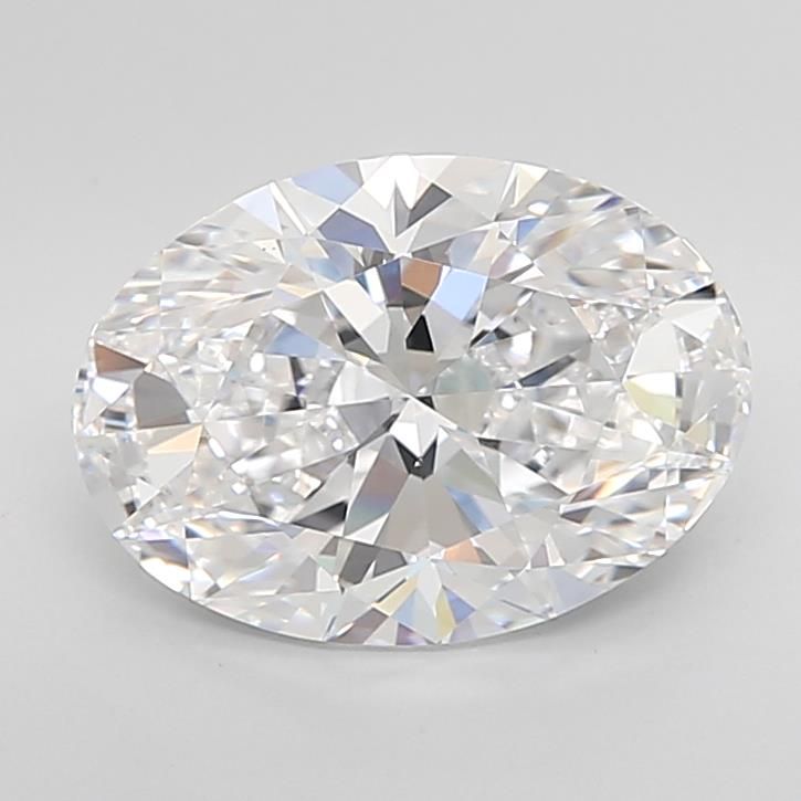 3.93CT Oval Cut Lab Grown Diamond D | VVS1 | IGI Certified