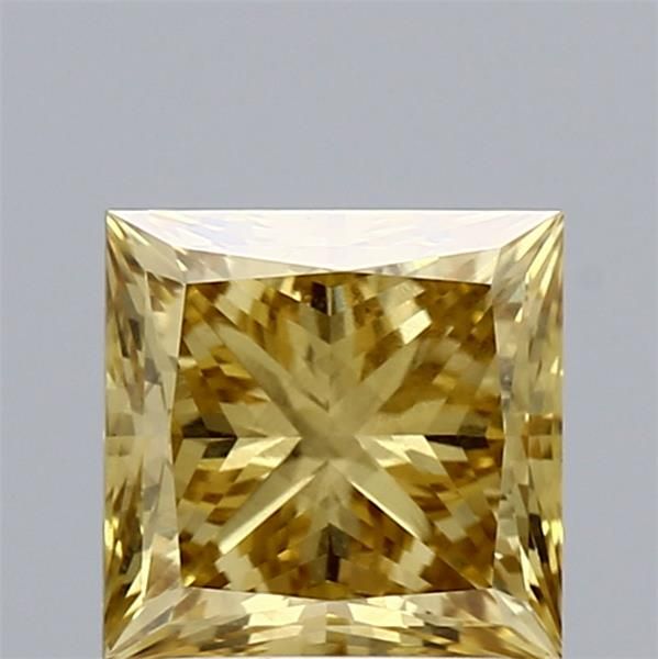 2CT Princess Cut Coloured Lab Grown Diamond YELLOW | VS2 | IGI Certified