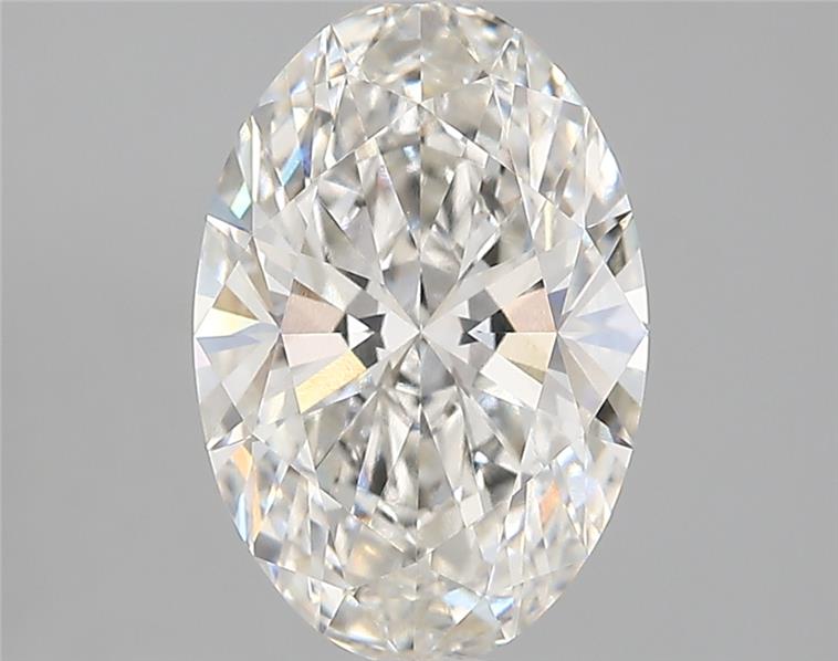 2.7CT Oval Cut Lab Grown Diamond G | VVS2 | IGI Certified