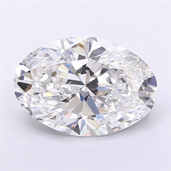 3.35CT Oval Cut Lab Grown Diamond E | VS2 | IGI Certified