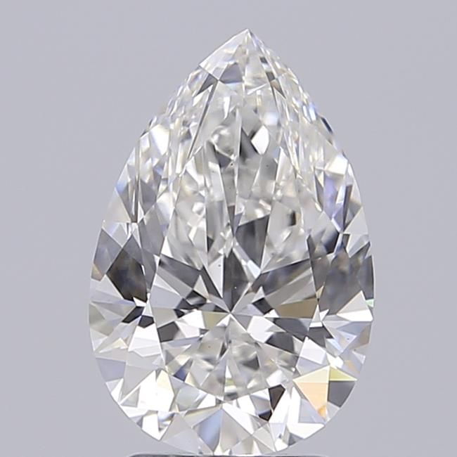 2.58 ct E Color VS1 Clarity Pear Shape Lab Grown Diamond