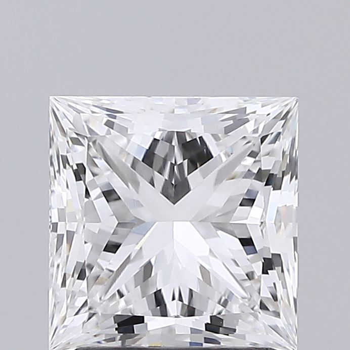 2CT Princess Cut Lab Grown Diamond D | VVS2 | IGI Certified