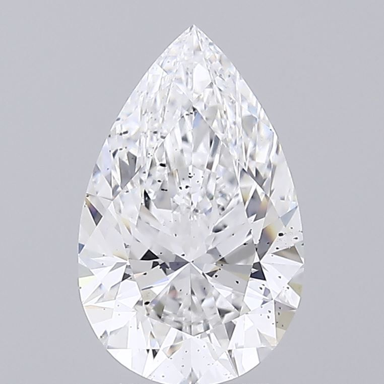 3.06CT Pear Cut Lab Grown Diamond E | SI1 | IGI Certified