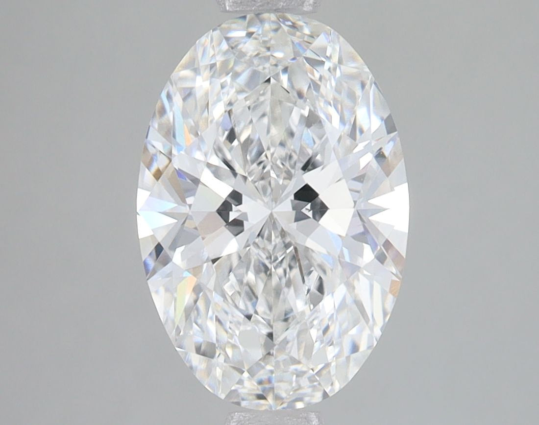 1.52CT Oval Cut Lab Grown Diamond D | VVS1 | IGI Certified