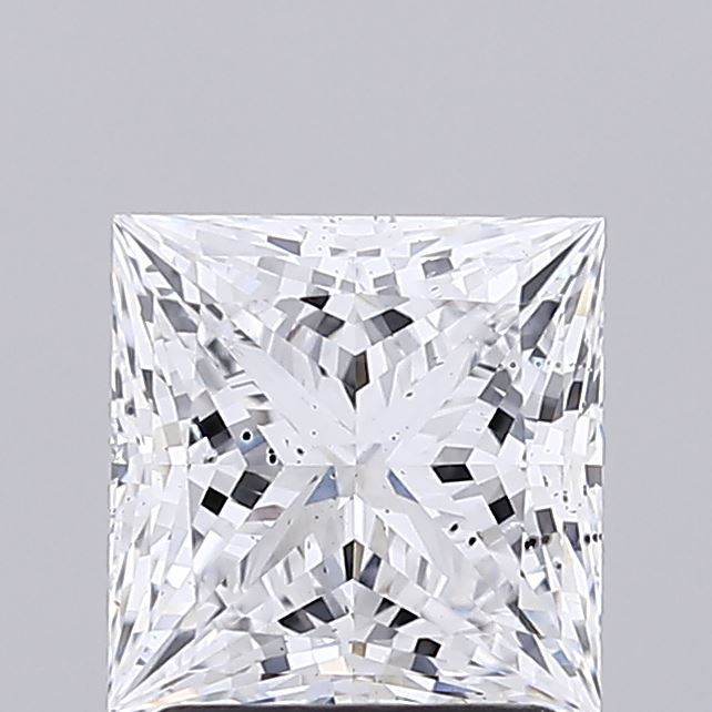 2.02CT Princess Cut Lab Grown Diamond D | SI1