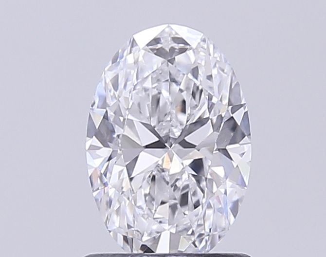 1.02CT Oval Cut Lab Grown Diamond D | VVS1 | IGI Certified