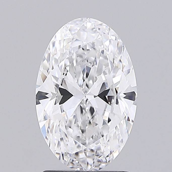 2.04CT Oval Cut Lab Grown Diamond D | VS1
