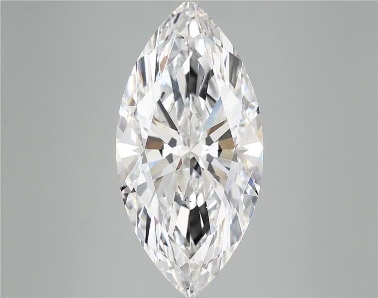 5.83CT Marquise Cut Lab Grown Diamond D | VS2 | IGI Certified
