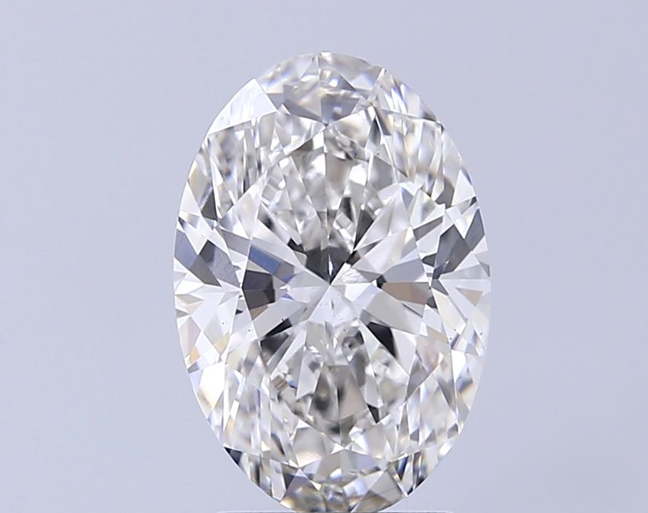 3.08CT Oval Cut Lab Grown Diamond G | VS1 | IGI Certified