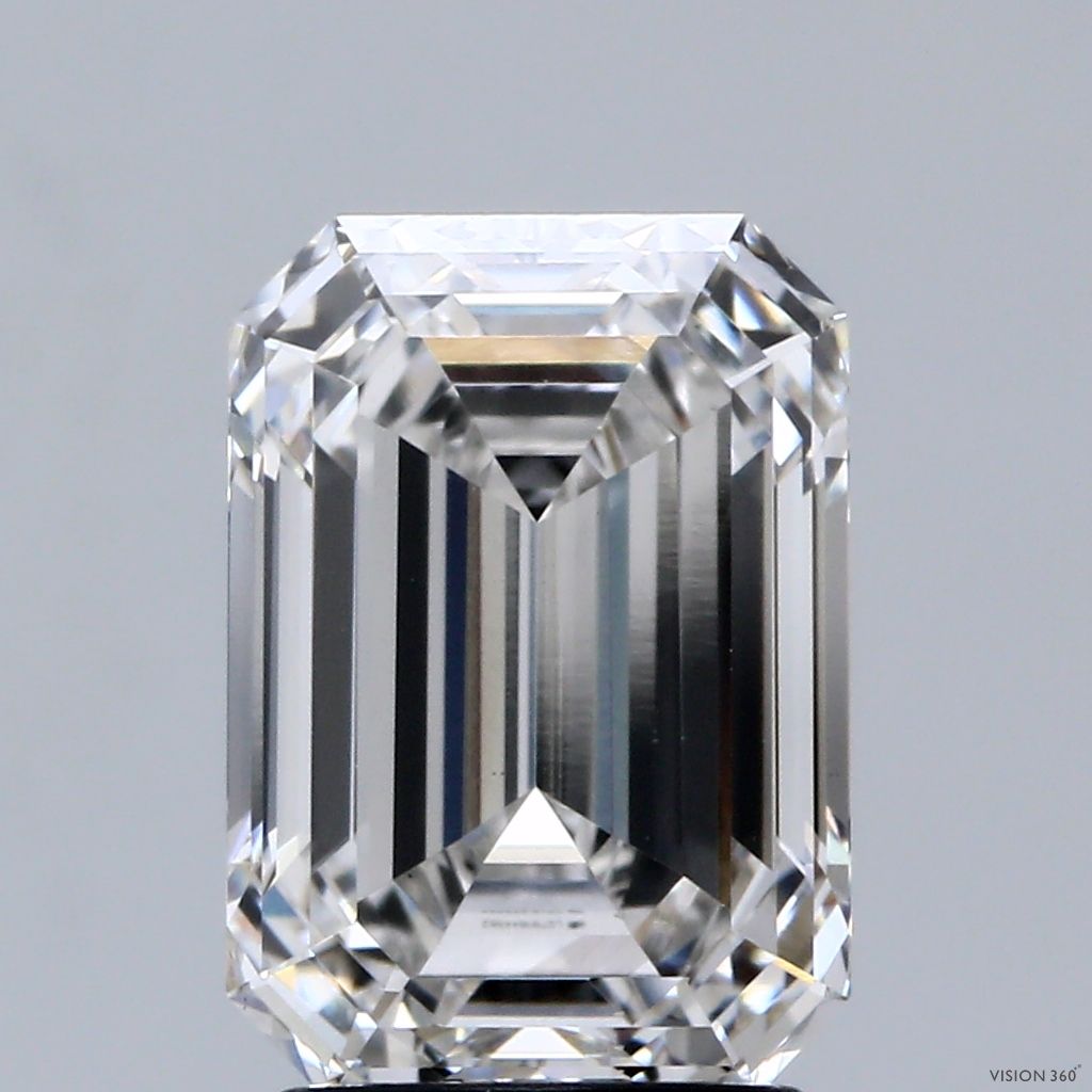 3.02CT Emerald Cut Lab Grown Diamond G | SI1 | IGI Certified