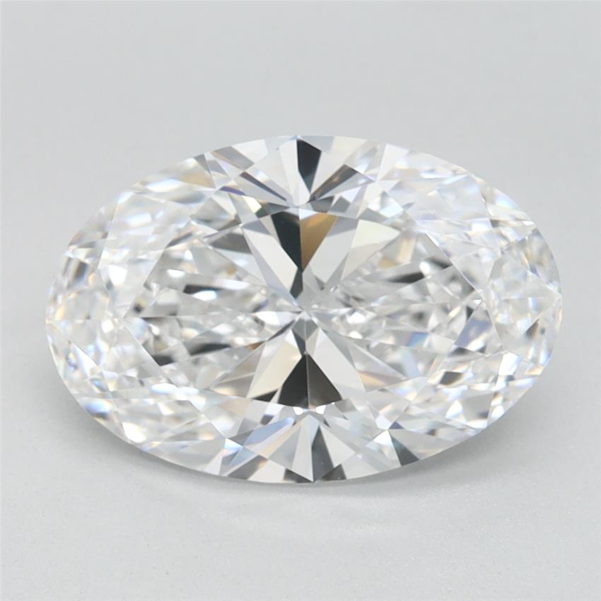 2CT Oval Cut Lab Grown Diamond D | FL | IGI Certified