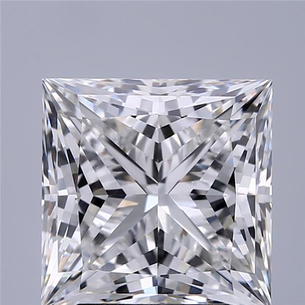 3.75CT Princess Cut Lab Grown Diamond E | VVS2 | IGI Certified