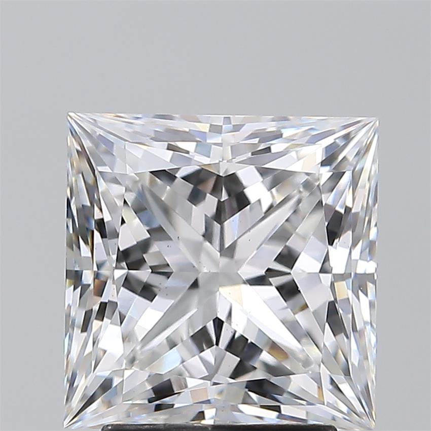 3.02CT Princess Cut Lab Grown Diamond E | VS2 | IGI Certified