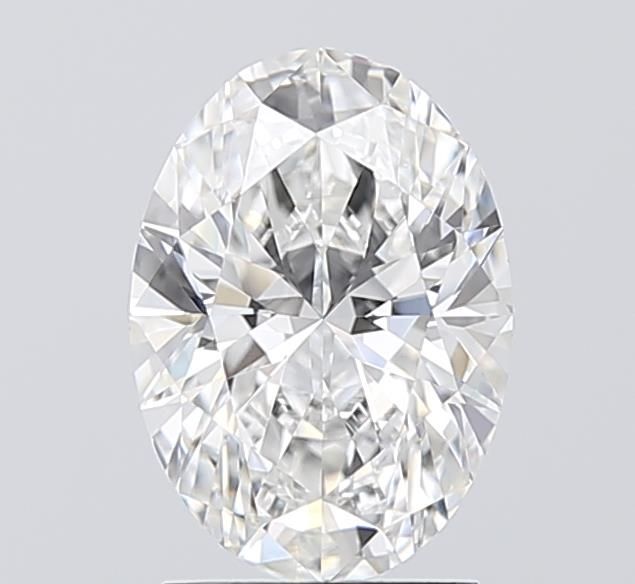 1.56CT Oval Cut Lab Grown Diamond F | VVS1 | IGI Certified